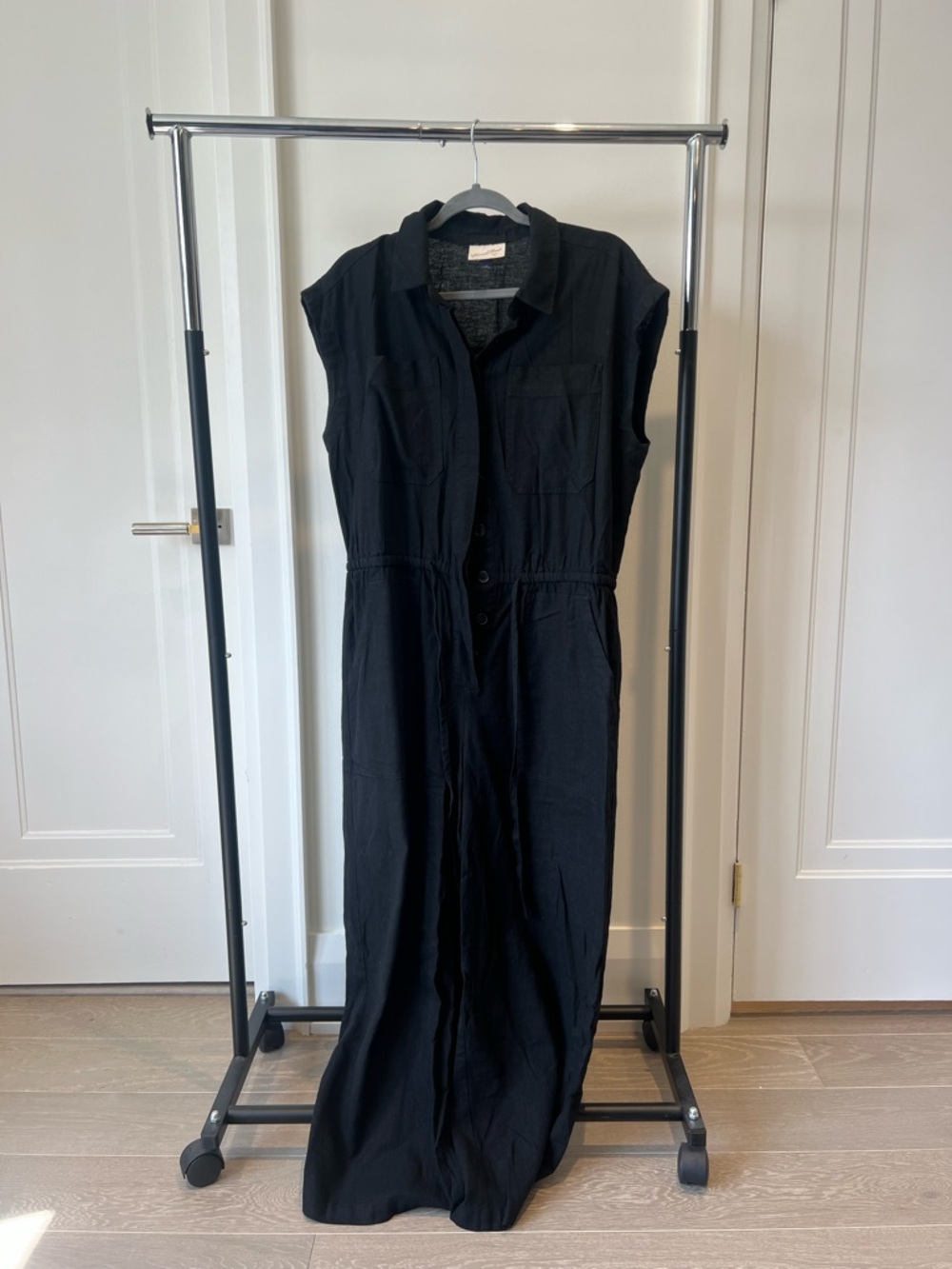Sleeveless Black jumpsuit- Classic Everyday Style